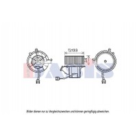 128179N AKS DASIS Вентилятор салону