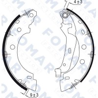 FO 9046 FOMAR Friction Комплект гальмівних колодок