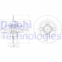 BG9029RS DELPHI Гальмівний диск