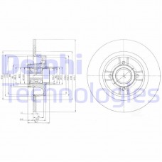 BG9029RS DELPHI Гальмівний диск