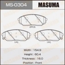 MS-0304 MASUMA Комплект гальмівних колодок