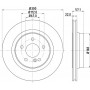8DD 355 129-531 HELLA PAGID Гальмівний диск
