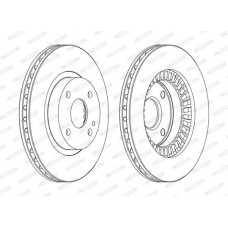 DDF1105C FERODO Гальмівний диск