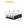 WA9884 WIX FILTERS Повітряний фільтр