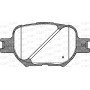 BPA0742.00 OPEN PARTS Комплект гальмівних колодок дисковий гальм