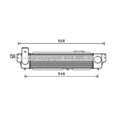 Интеркулер AVA QUALITY COOLING KAA4140