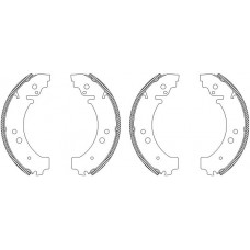 MSK026 MINTEX Комплект гальмівних колодок