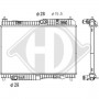 DCM3945 DIEDERICHS Радіатор охолодження двигуна
