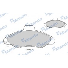 MBF015130 MANDO Комплект гальмівних колодок дисковий гальм
