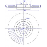 142.722 CAR Гальмівний диск