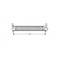 STA4039 AVA QUALITY COOLING Интеркулер