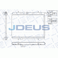 RA0210360 JDEUS Радіатор охолодження двигуна