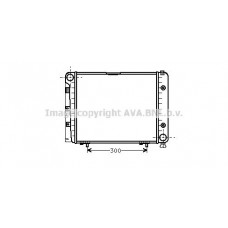 MSA2066 AVA QUALITY COOLING Радіатор охолодження двигуна