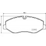 P 50 129 BREMBO Комплект гальмівних колодок дисковий гальм