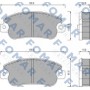 FO 433481 FOMAR Friction Комплект гальмівних колодок дисковий гальм