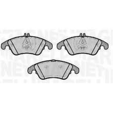 363916060653 MAGNETI MARELLI Комплект гальмівних колодок дисковий гальм