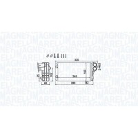 350218416000 MAGNETI MARELLI Теплообмінник обігрів салону