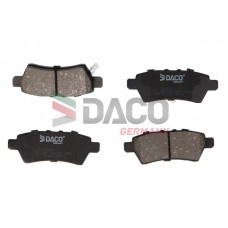 322643 DACO Germany Комплект гальмівних колодок дисковий гальм