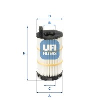 25.143.00 UFI Масляний фільтр