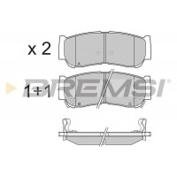 BP3314 BREMSI Комплект гальмівних колодок дисковий гальм