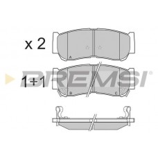 BP3314 BREMSI Комплект гальмівних колодок дисковий гальм