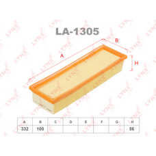 LA-1305 LYNXauto Повітряний фільтр