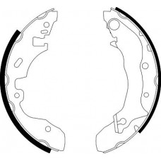 8DB 355 002-091 HELLA PAGID Комплект гальмівних колодок