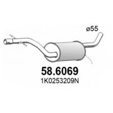 58.6069 ASSO Середній глушник вихлопних газів