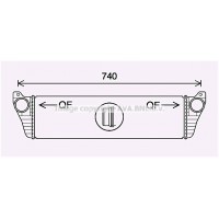 Интеркулер AVA QUALITY COOLING MS4690