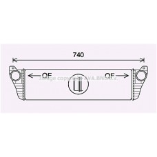 Интеркулер AVA QUALITY COOLING MS4690