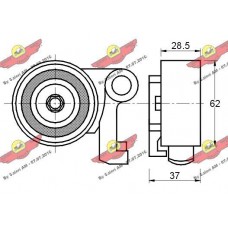03.80330 AUTOKIT Натяжний ролик ремінь ГРМ