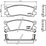 8DB 355 029-891 HELLA PAGID Комплект гальмівних колодок дисковий гальм