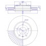 142.1343 CAR Гальмівний диск