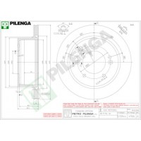 V966 PILENGA Гальмівний диск