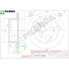 V966 PILENGA Гальмівний диск