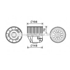 FD8611 AVA QUALITY COOLING Вентилятор салону