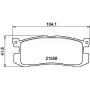 8DB 355 036-991 HELLA PAGID Комплект гальмівних колодок дисковий гальм