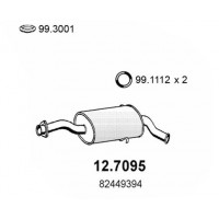 12.7095 ASSO Глушник вихлопних газів кінцевий