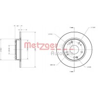 6110199 METZGER Гальмівний диск