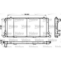 730349 VALEO Радіатор охолодження двигуна