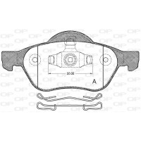 BPA0962.10 OPEN PARTS Комплект гальмівних колодок дисковий гальм