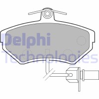 LP1631 DELPHI Комплект гальмівних колодок дисковий гальм