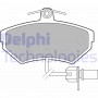 LP1631 DELPHI Комплект гальмівних колодок дисковий гальм