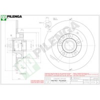 5731 PILENGA Гальмівний диск