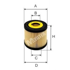 TE 4056 MFILTER Масляний фільтр