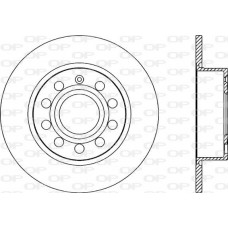 BDR2028.10 OPEN PARTS Гальмівний диск