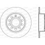 BDR2028.10 OPEN PARTS Гальмівний диск