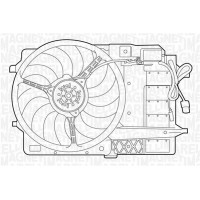 069422277010 MAGNETI MARELLI Вентилятор охолодження двигуна