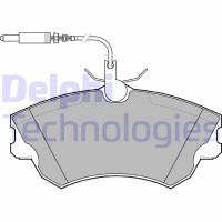 LP1614 DELPHI Комплект гальмівних колодок дисковий гальм