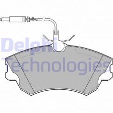 LP1614 DELPHI Комплект гальмівних колодок дисковий гальм